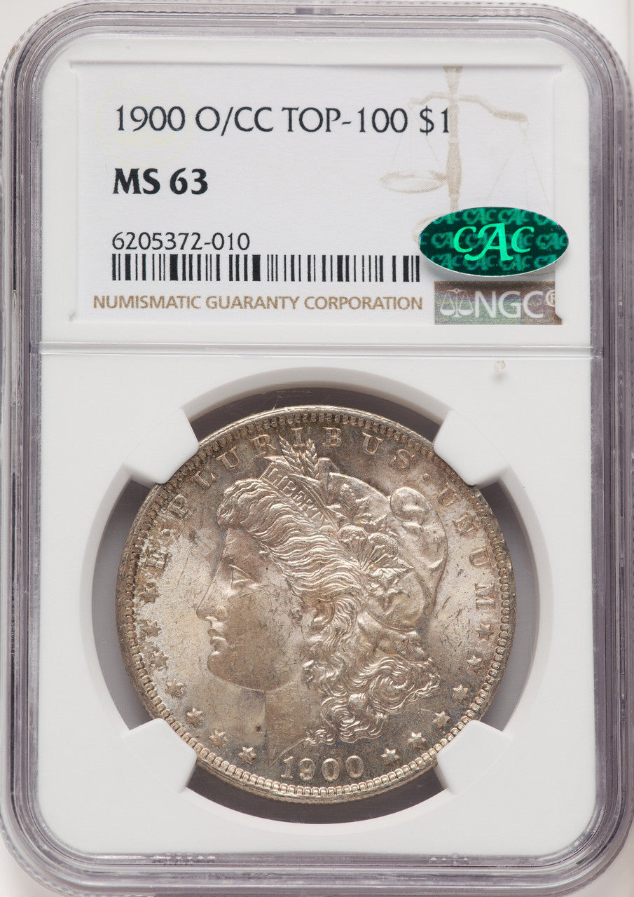 1900-O/CC CAC Morgan Dollar NGC MS63