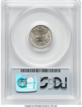 1890 10C CAC Seated Dime PCGS MS64