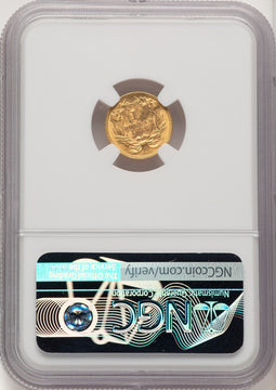 1889 G$1 Gold Dollar NGC MS65