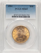 1901 $10 Liberty Eagle PCGS MS65 (775116034)