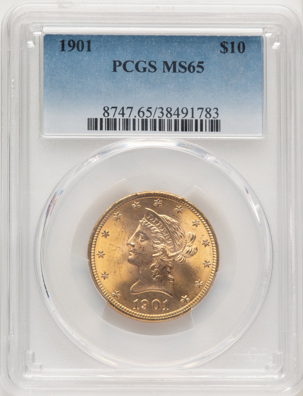 1901 $10 Liberty Eagle PCGS MS65 (775116034)