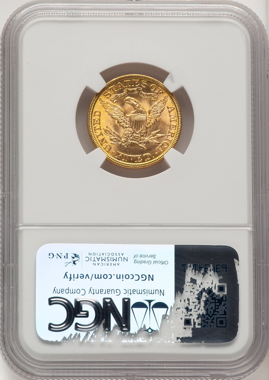 1901 $5 Liberty Half Eagle NGC MS65 (774687023)