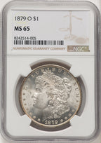 1879-O Morgan Dollar NGC MS65