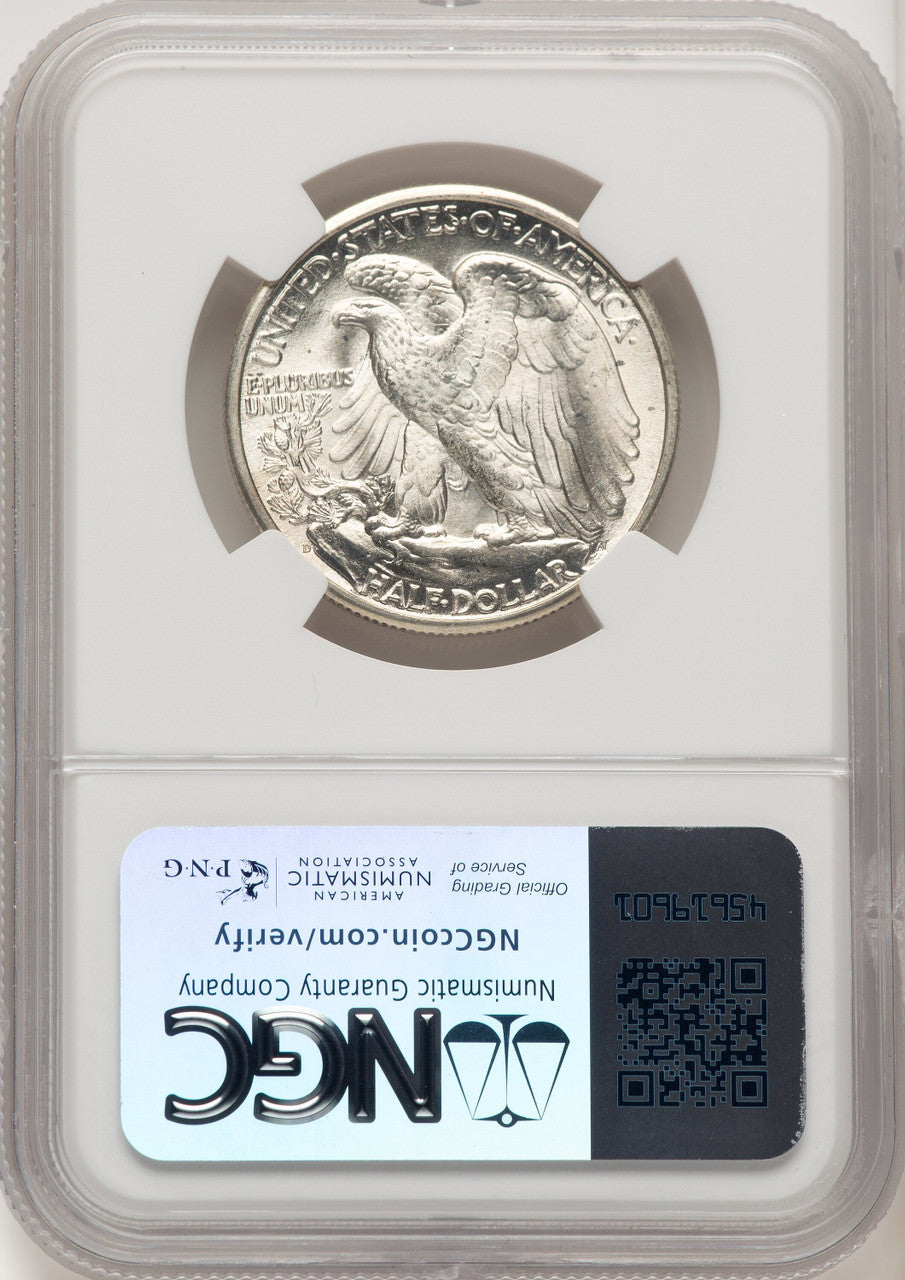 1946-D 50C Walking Liberty Half Dollar NGC MS67 (774819002)