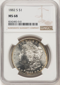 1882-S Morgan Dollar NGC MS68 (774265005)