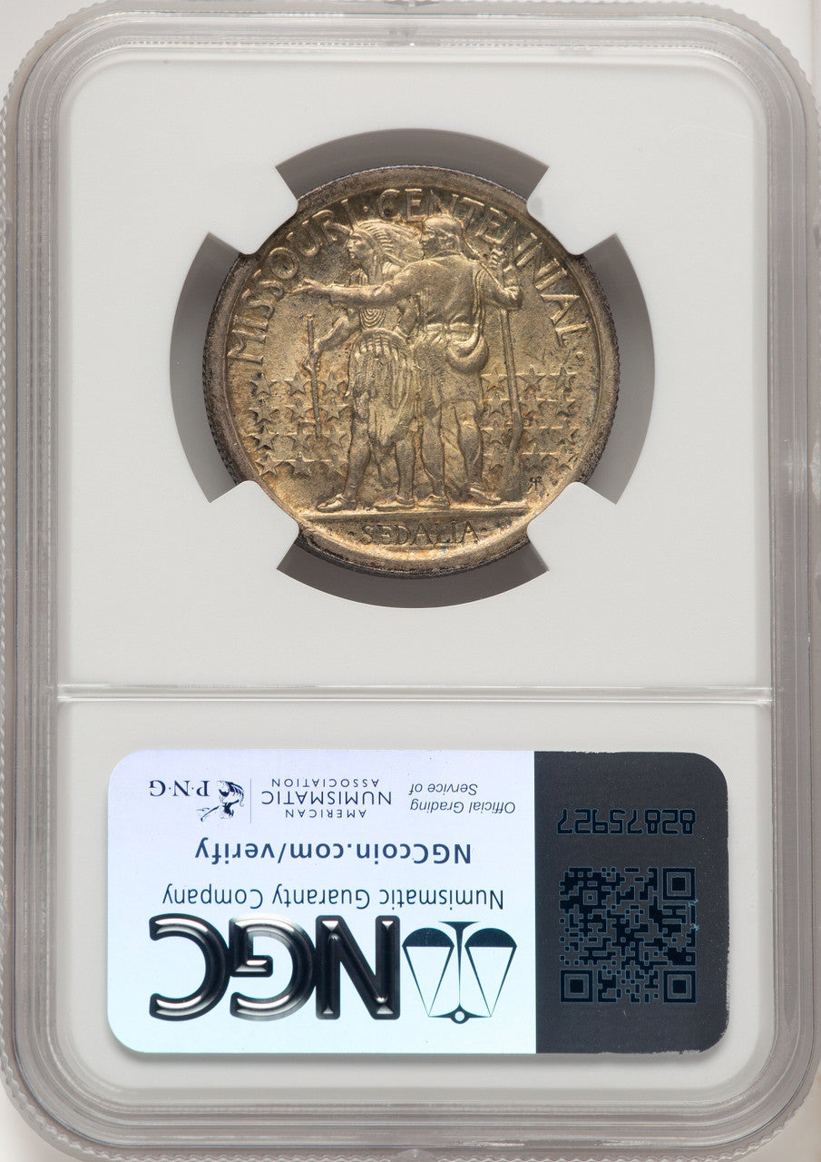 1921 50C Missouri Commemorative Silver NGC MS66 (774795005)