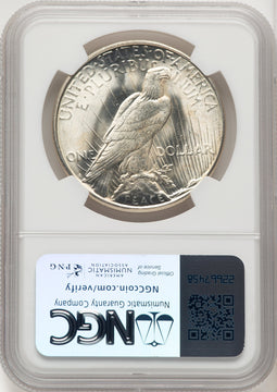 1923-S Peace Dollar NGC MS65
