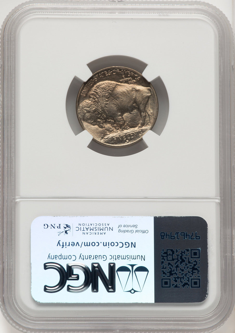 1913-D Type One 5C Buffalo Nickel NGC MS67