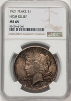 1921 Peace Dollar NGC MS65 (775405012)