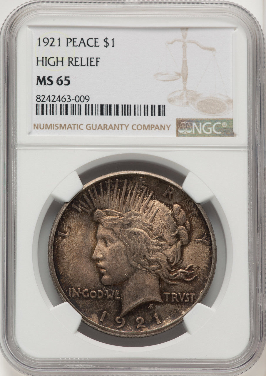 1921 Peace Dollar NGC MS65 (775405012)