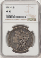 1893-S Morgan Dollar NGC VF25