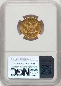 1901-S $5 Liberty Half Eagle NGC MS66