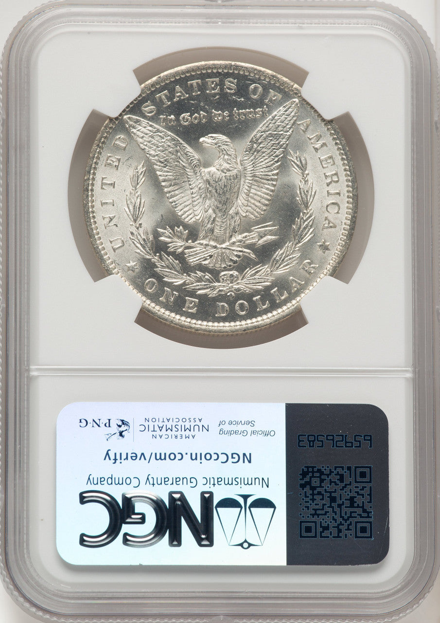 1890-O Morgan Dollar NGC MS65