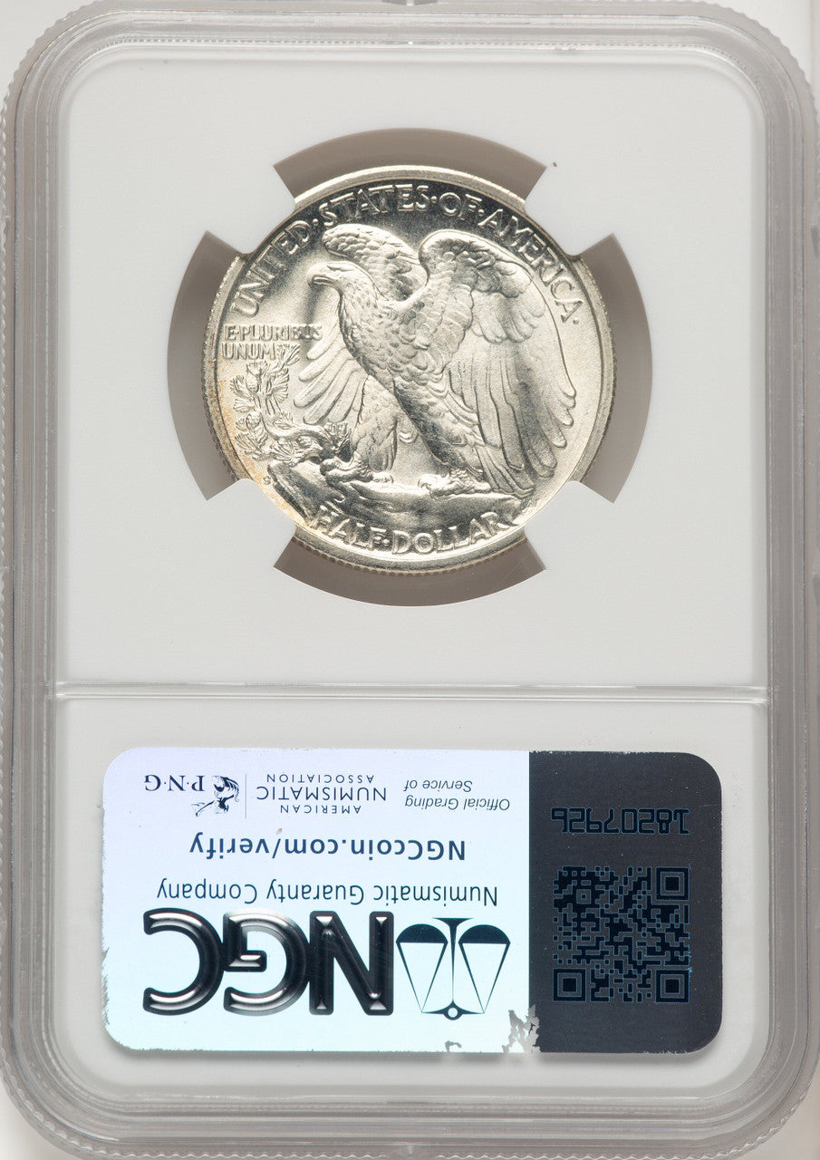 1946-S 50C Walking Liberty Half Dollar NGC MS67 (774742014)