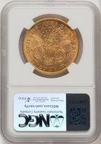 1871 $20 Liberty Double Eagle NGC MS62