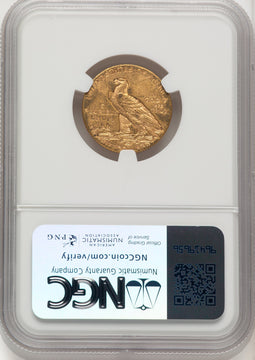 1916-S $5 Indian Half Eagle NGC MS60