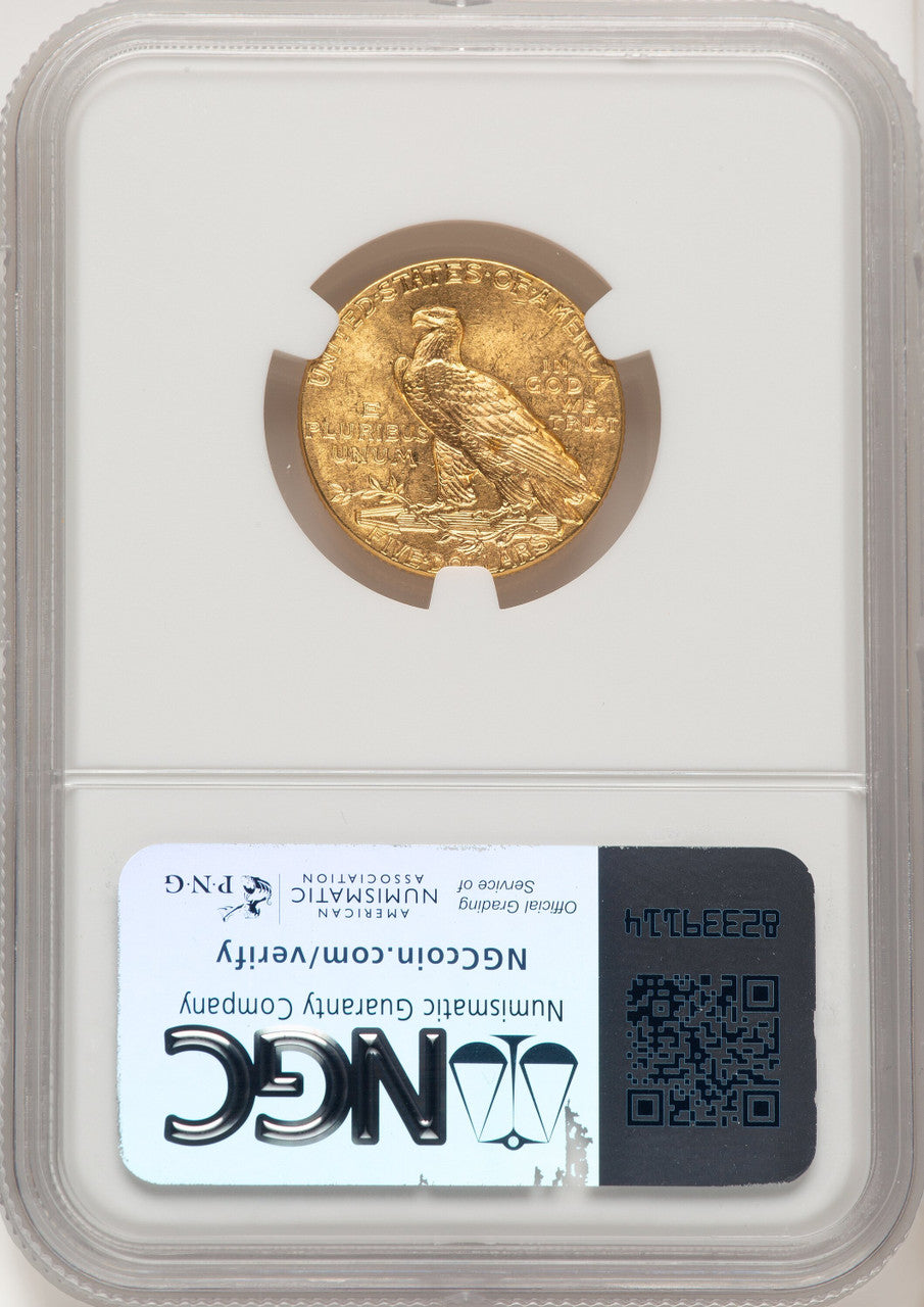 1913 $5 Indian Half Eagle NGC MS64 (774742052)