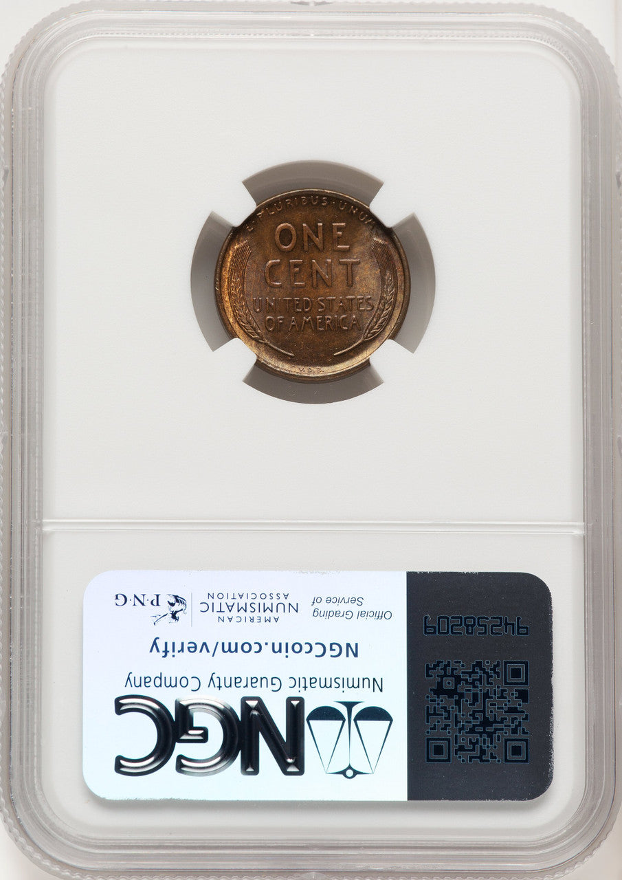 1909-S 1C VDB BN Lincoln Cent NGC MS65