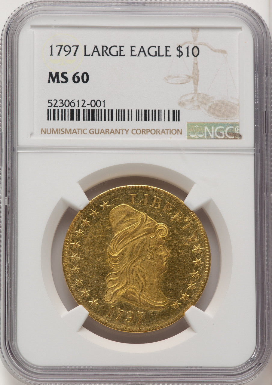 1797 $10 LG EAGLE Early Eagle NGC MS60