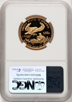 1997-W $25 Half-Ounce Gold Eagle Brown Label NGC PF70