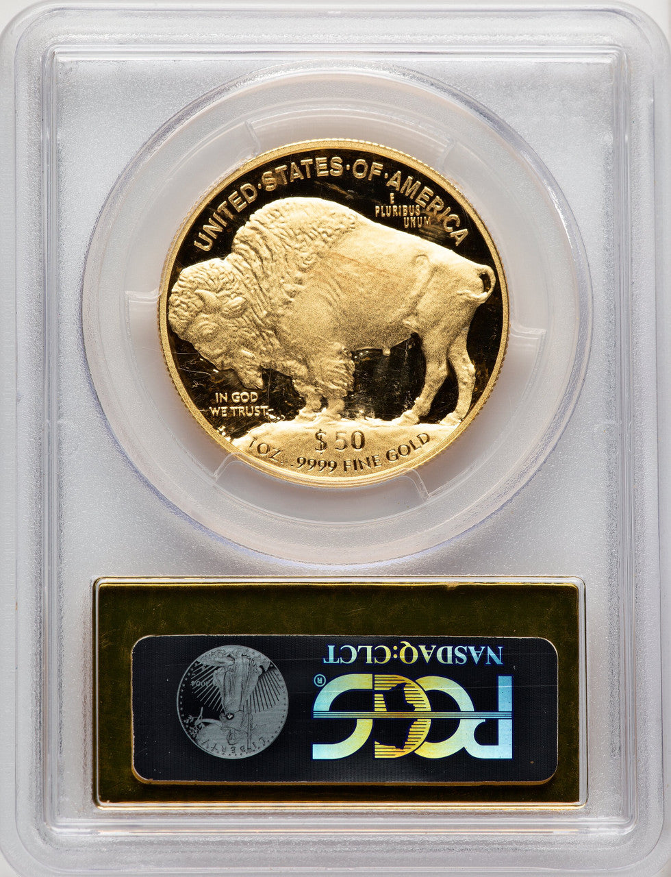 2014-W $50 One-Ounce Gold Buffalo First Strike FS Gold Foil PCGS PR70 (775773001)