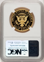 2014-W 50C Kennedy Gold 50th Anniversary Red Book Proof Kennedy Half Dollar NGC PR70