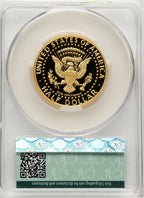 2014-W 50C Kennedy Gold 50th Anniversary Brown Label Proof Kennedy Half Dollar CACG PR70 (773826005)