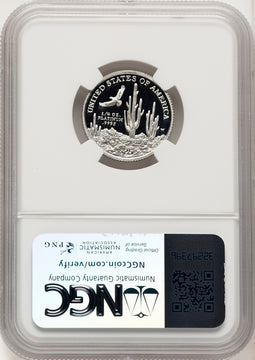 2001-W $25 Quarter-Ounce Platinum Eagle Statue of Liberty Brown Label NGC PF70 (775329006)