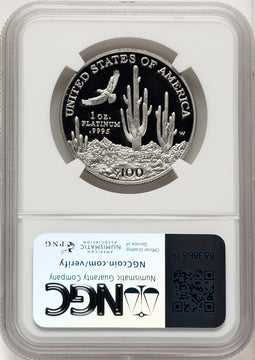 2001-W $100 One-Ounce Platinum Eagle NGC PF70