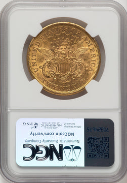 1868-S $20 Liberty Double Eagle NGC AU55 (572349005)
