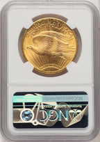 1924 $20 Saint Brown Label Saint-Gaudens Double Eagle NGC MS67