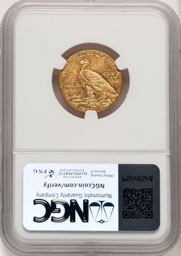 1910 $5 Indian Half Eagle NGC MS63 (775690040)