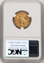 1910 $5 Indian Half Eagle NGC MS63 (775690040)