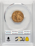 1909 $5 Indian Half Eagle PCGS MS63 (775690036)