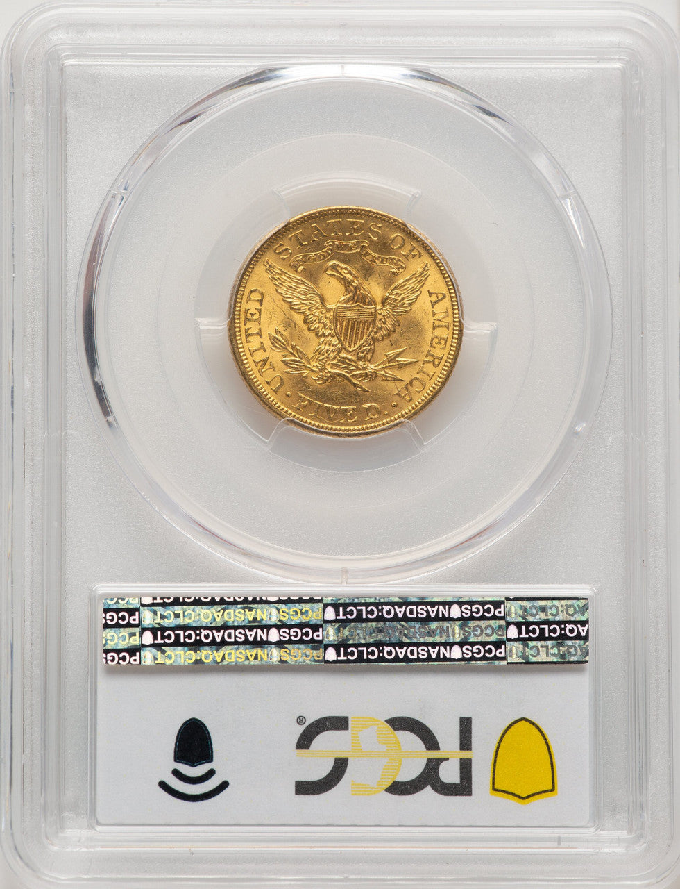 1906 $5 CAC Liberty Half Eagle PCGS MS64+