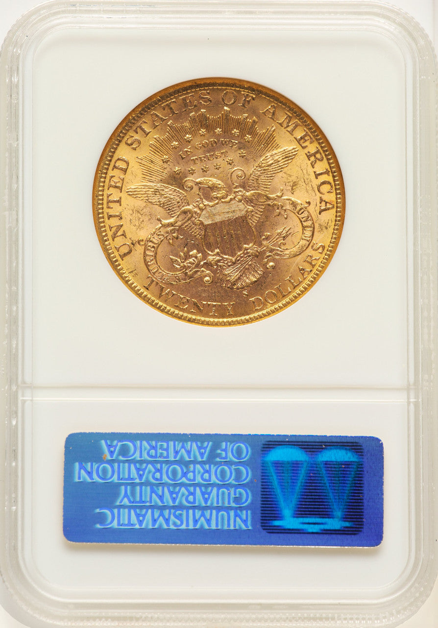 1888-S $20 Liberty Double Eagle NGC MS62 (520642027)