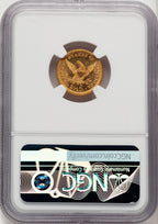 1882 $2.50 Liberty Quarter Eagle NGC MS64
