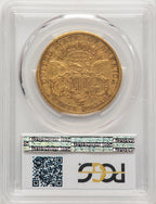 1878-CC $20 Liberty Double Eagle PCGS AU50