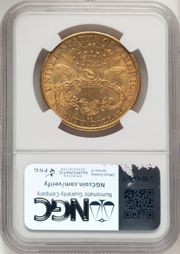 1892-CC $20 CAC Liberty Double Eagle NGC AU58
