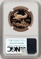 1999-W $50 One-Ounce Gold Eagle Brown Label NGC PF70