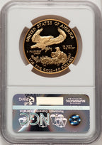 1992-W $50 One-Ounce Gold Eagle St. Gaudens Signature NGC PF70