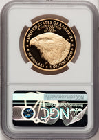 2022-W G$50 One Ounce Gold Eagle FS ER Blue NGC PF70