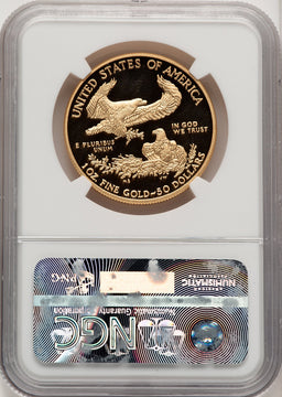 2011-W $50 One-Ounce Gold Eagle Ed Moy NGC PF70