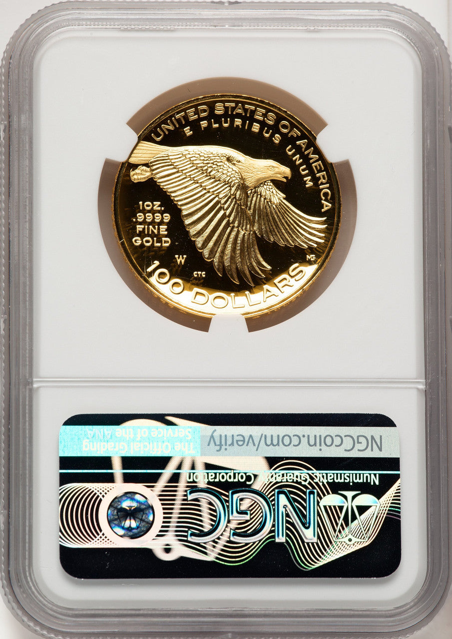 2017-W G$100 American Liberty High Relief John Mercanti NGC PF70