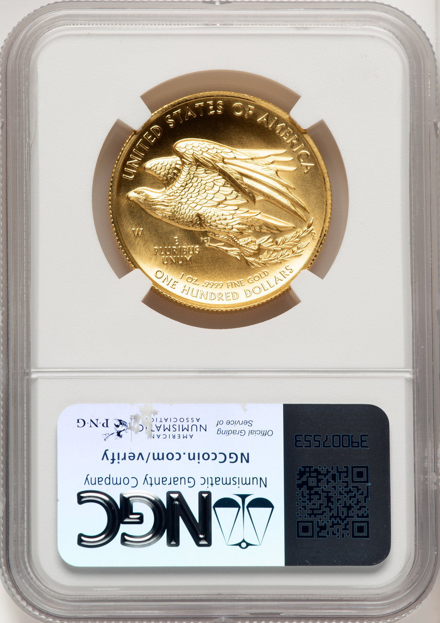2015-W G$100 American Liberty High Relief Red Book NGC MS70