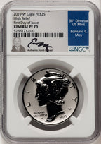 2019-W Palladium Eagle 1 oz REV FDI NGC PF70 Ed Moy