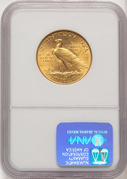 1908 $10 MOTTO Indian Eagle NGC MS63 (506642003)
