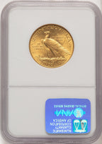 1908 $10 MOTTO Indian Eagle NGC MS63 (506642003)