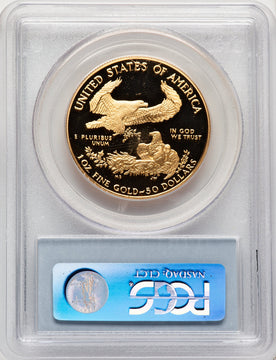 1988-W $50 One-Ounce Gold Eagle PCGS PR70 (506708010)