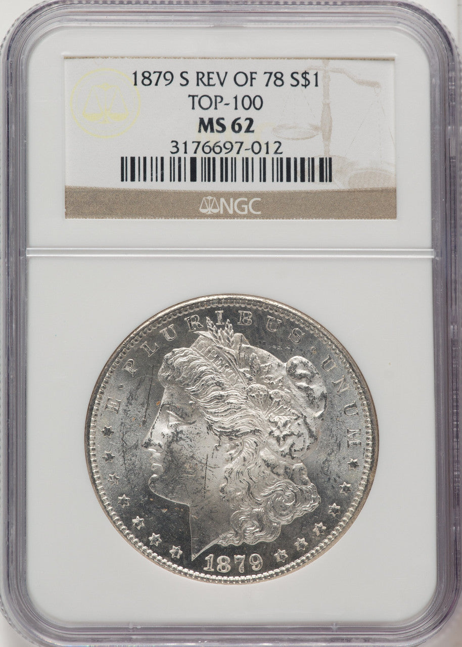 1879-S Reverse of 1878 Morgan Dollar NGC MS62 (520695065)
